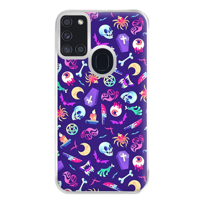 Horroriffic Halloween Pattern Phone Case