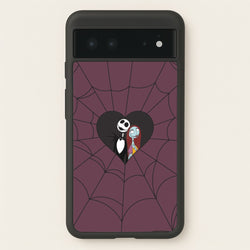 J And S Cobweb Heart Google Pixel 6 Case