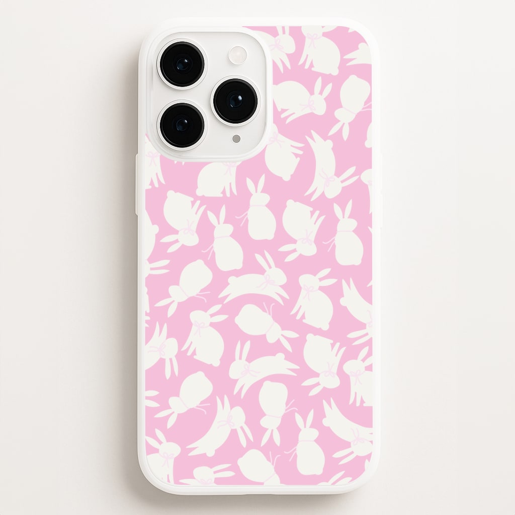 Bunnies And Bows - Easter Patterns Phone Case