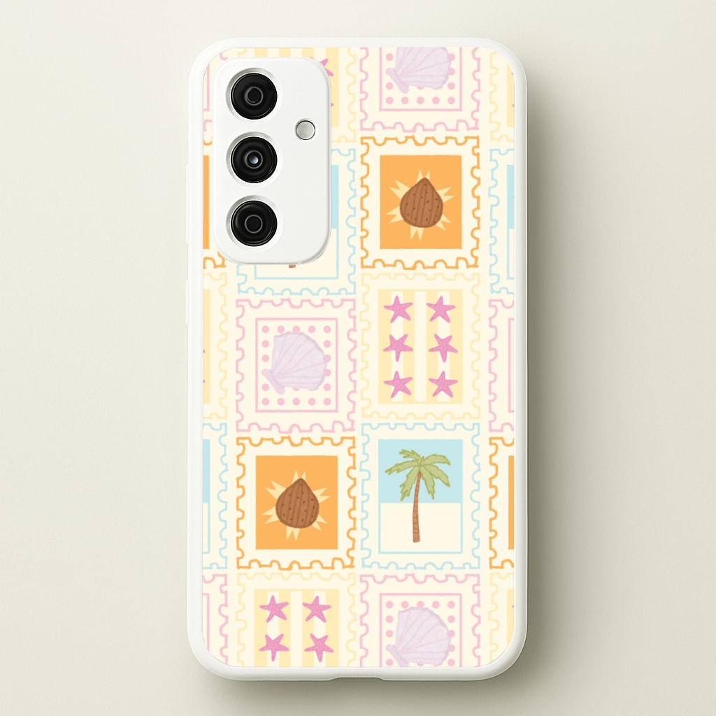 Tropical Stamps Galaxy A35 Case