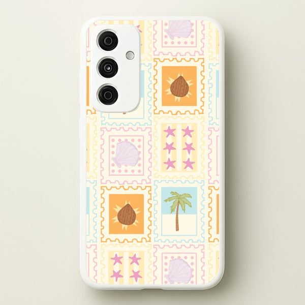 Tropical Stamps Galaxy A35 Case