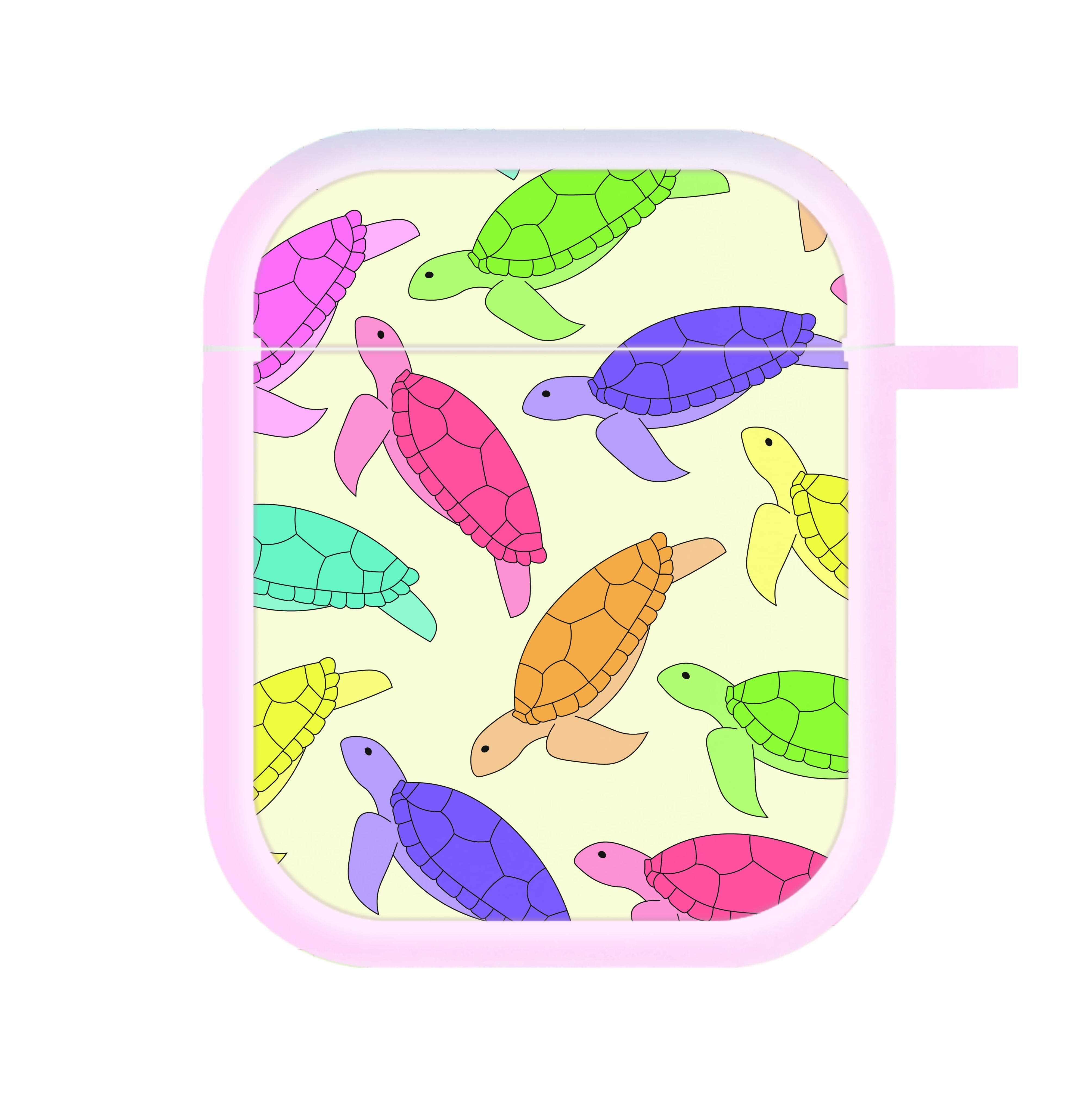 Multi Coloured Turtle Pattern - Sealife AirPods Case