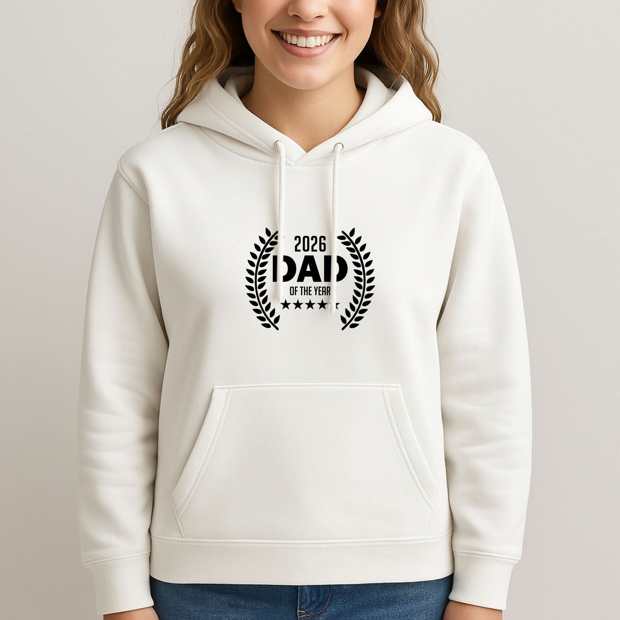 2026 Dad Rating Womans Hooded Sweatshirt