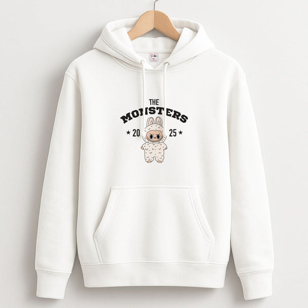 Cute Monster 2025 Pink Unisex Hoodie