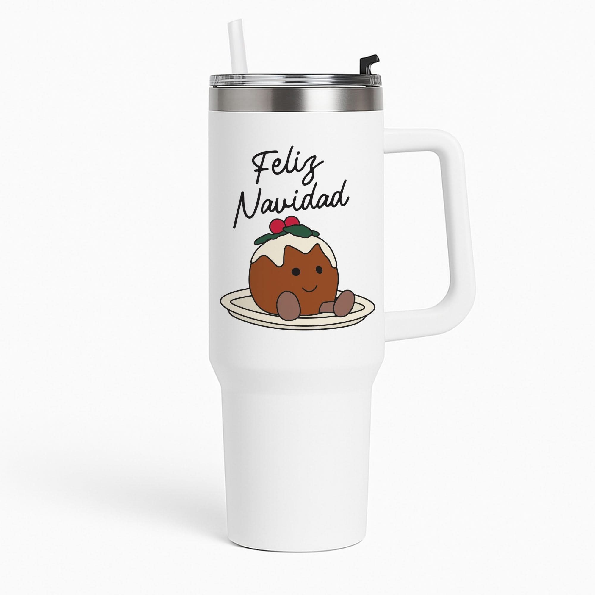 Christmas Pudding Plush Tumbler
