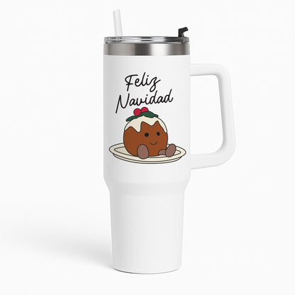 Christmas Pudding Plush Tumbler