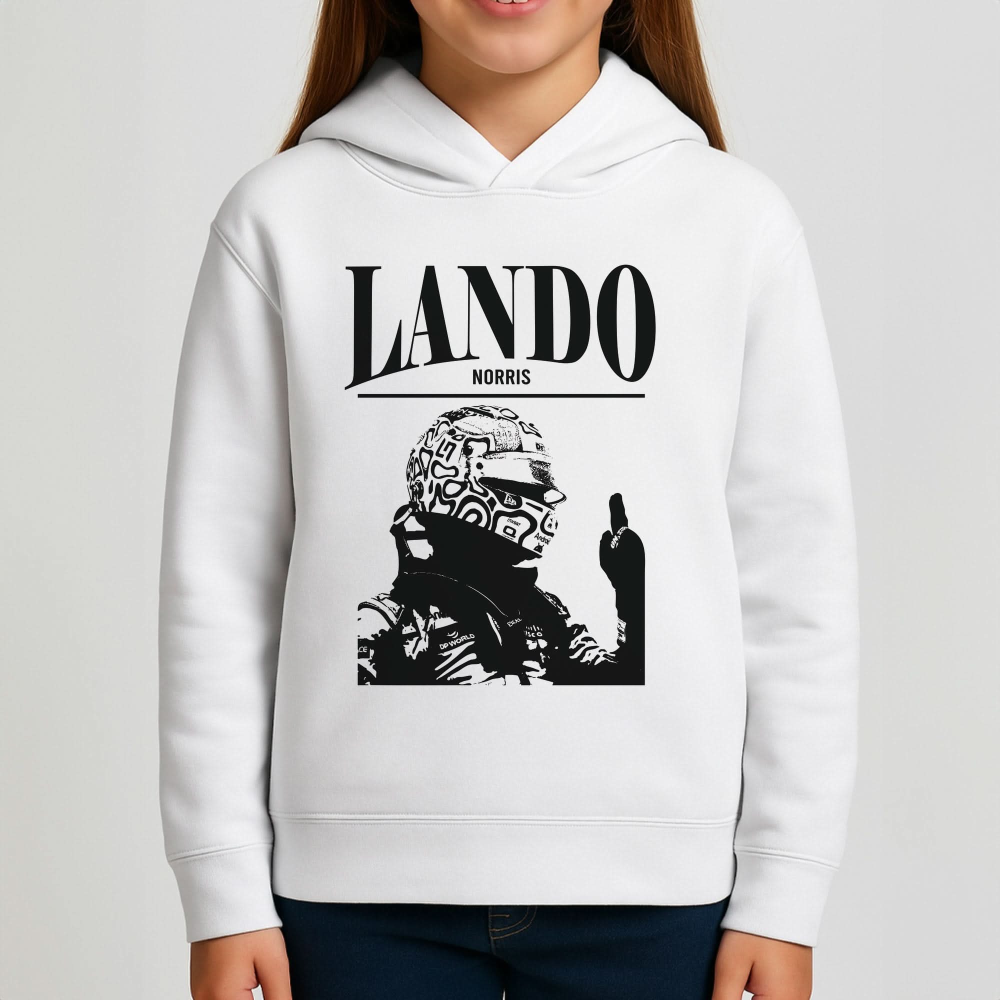 Lando Black And Green  Girls Hoodie