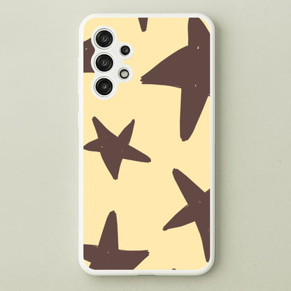 Vanilla & Chocolate Stars Galaxy A13 Case