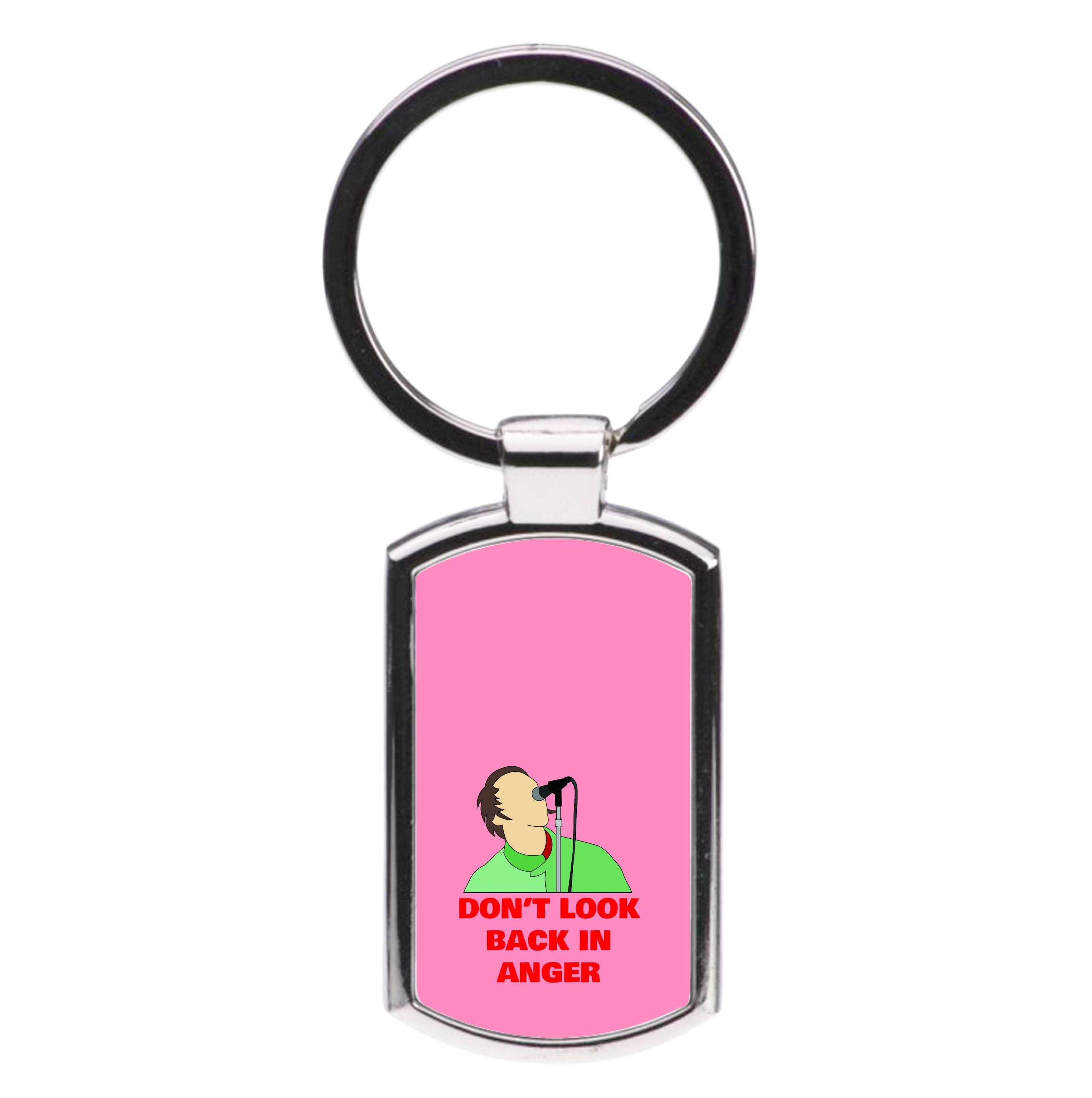 Don't Look Back In Anger Luxury Keyring