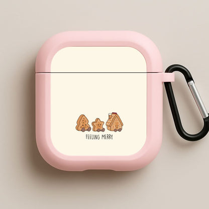 Gingerbread Plushies Quote Pink AirPods Case