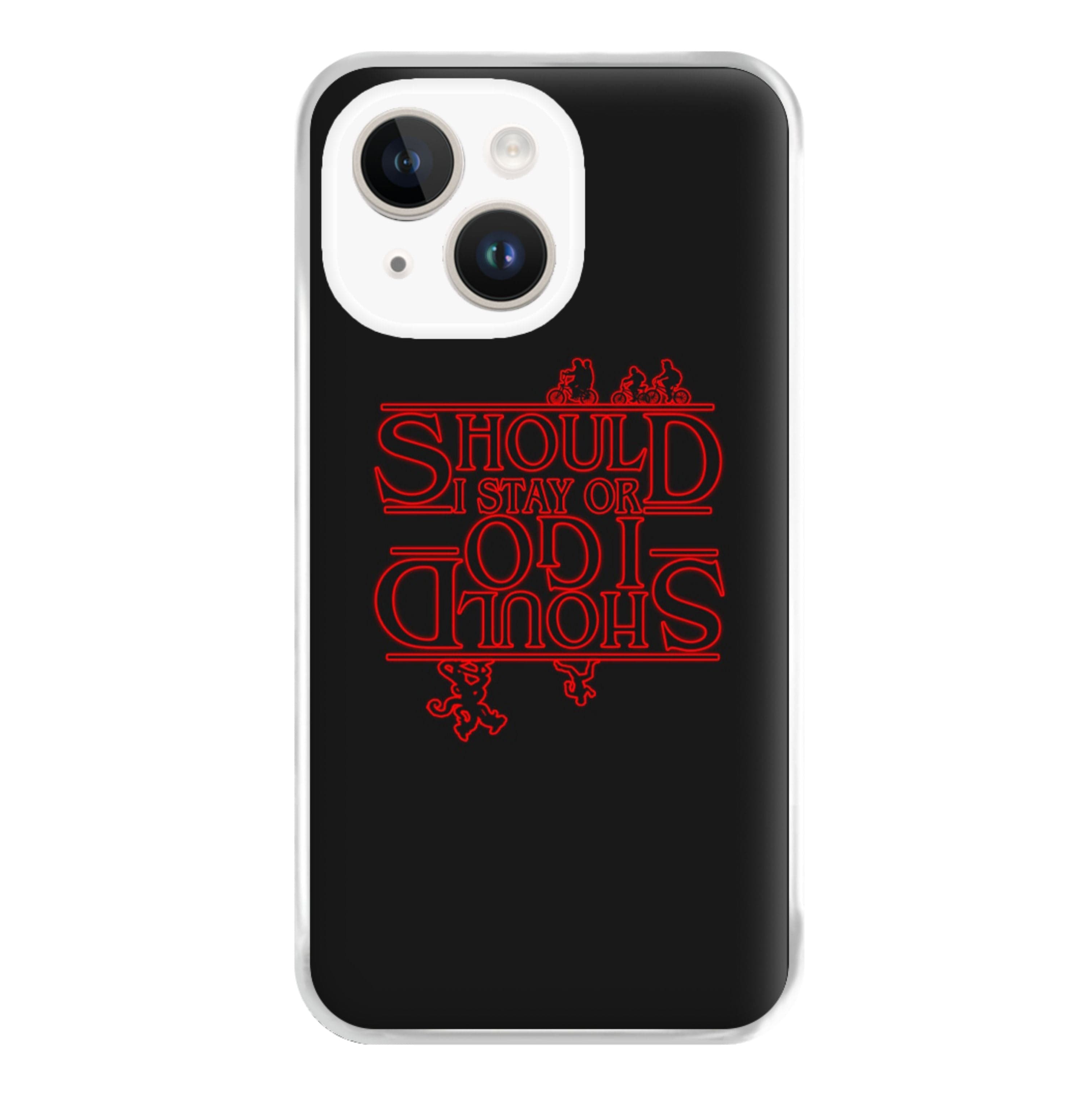 Should I Stay Or Should I Go Upside Down Phone Case