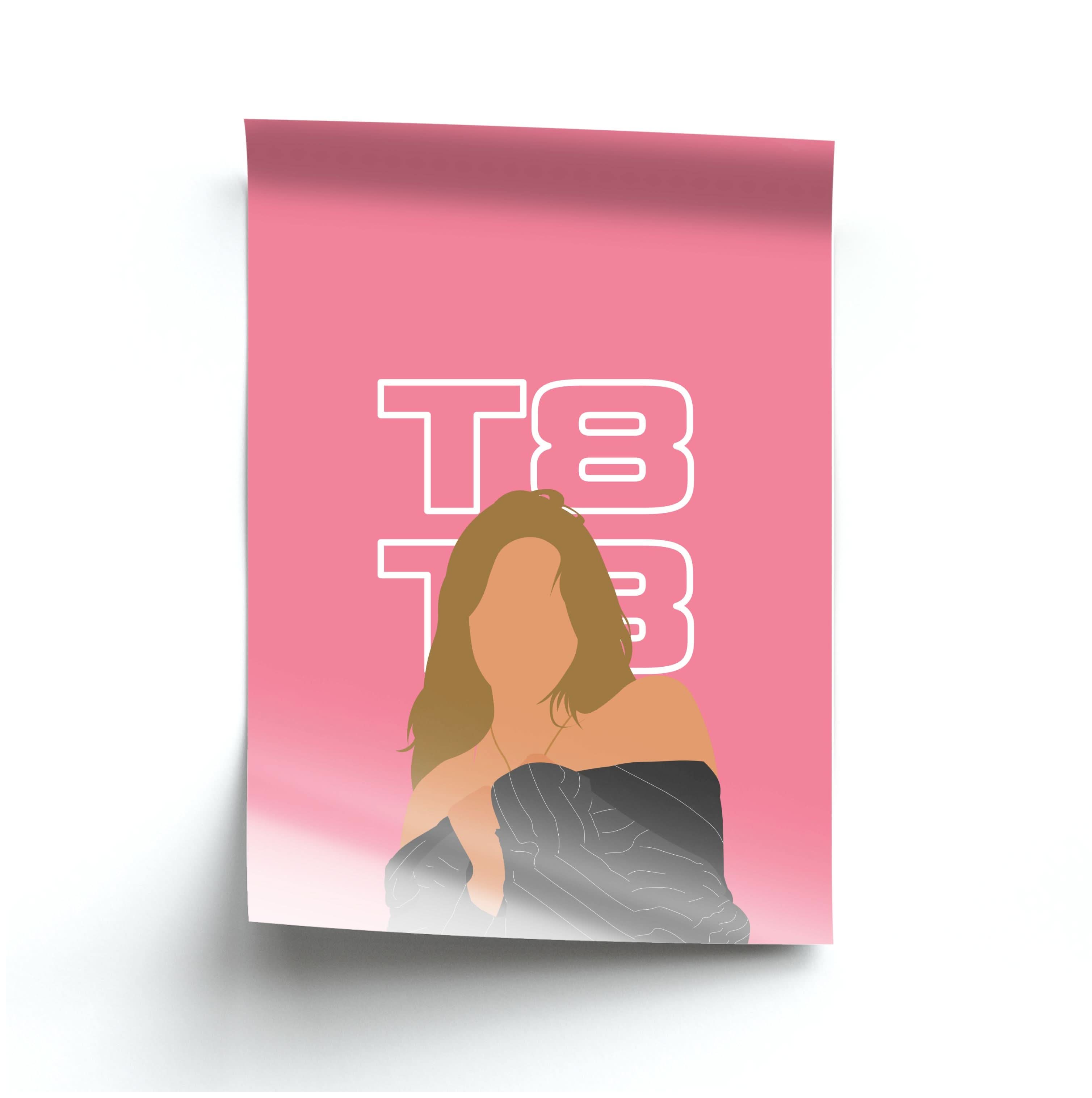 T8 Pink  Poster