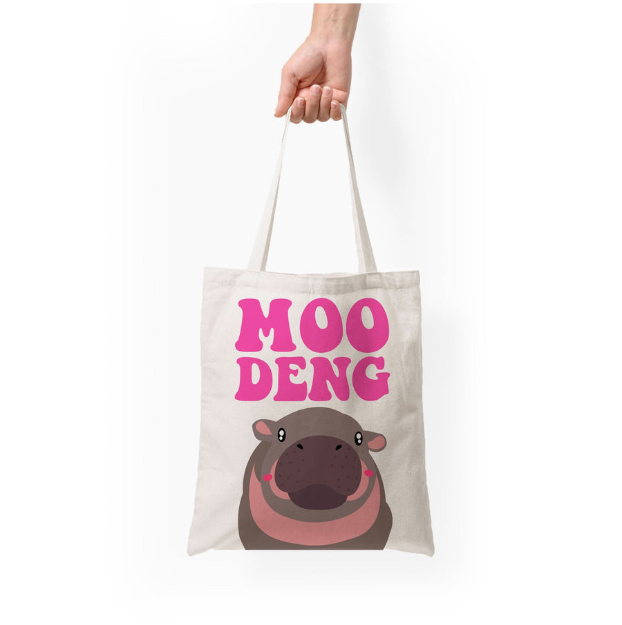 Moo Pink Tote Bag