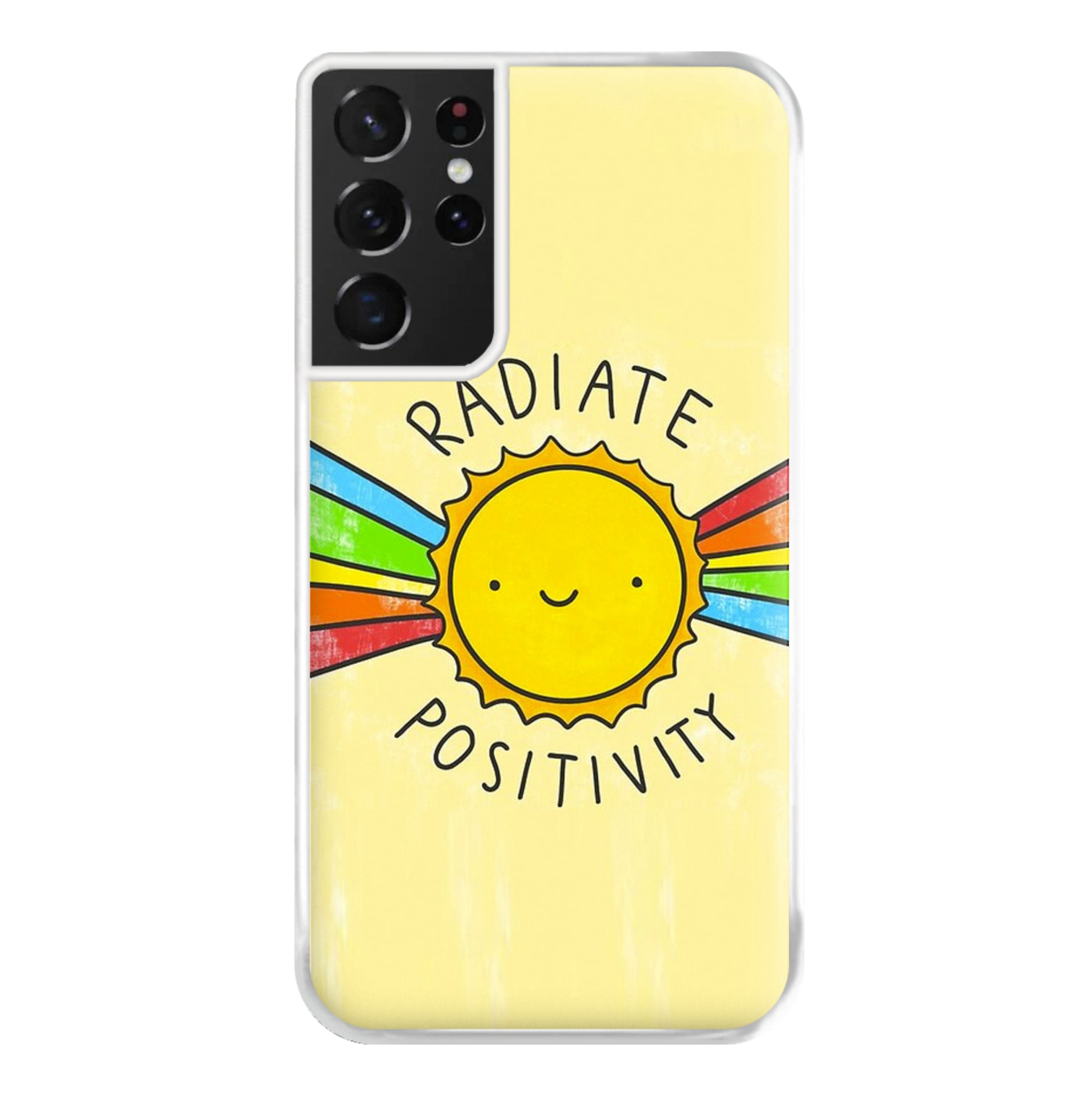 Radiate Positivity Sunshine - Positivity Phone Case