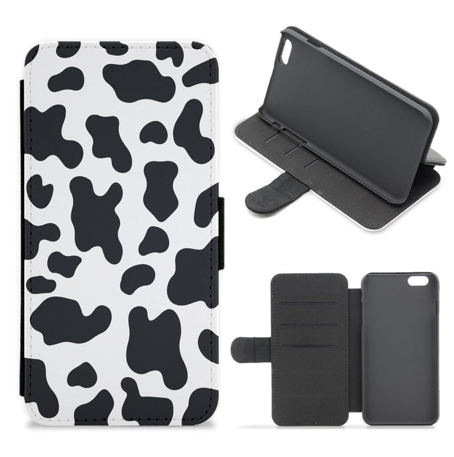 Cow - Animal Patterns Flip / Wallet Phone Case