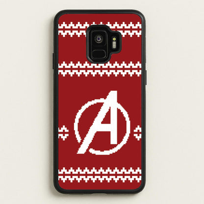 Superhero Team Red Christmas Jumper  Galaxy S9 Case