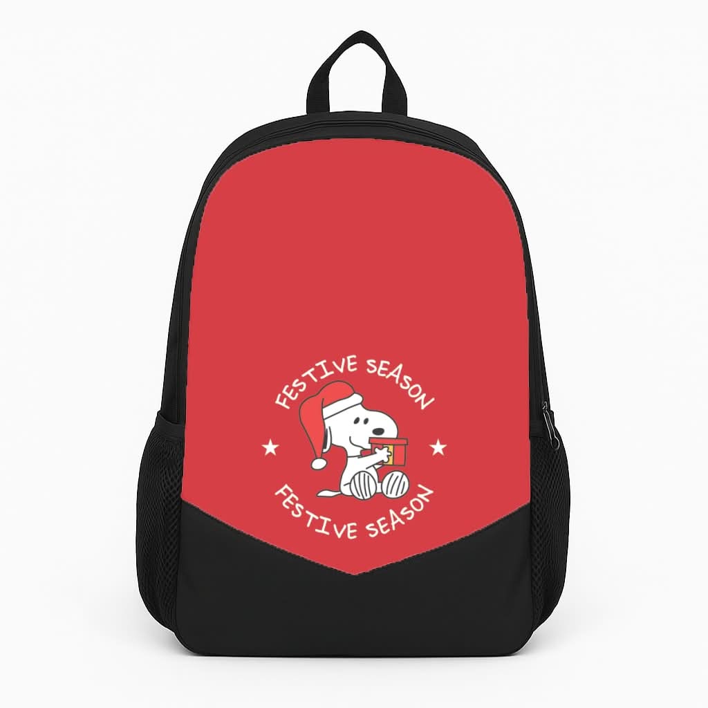 Cartoon Beagle Festive Season Backpack