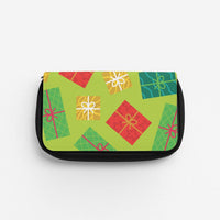 Colourful Abstract Christmas Presents Pattern Pencil Case