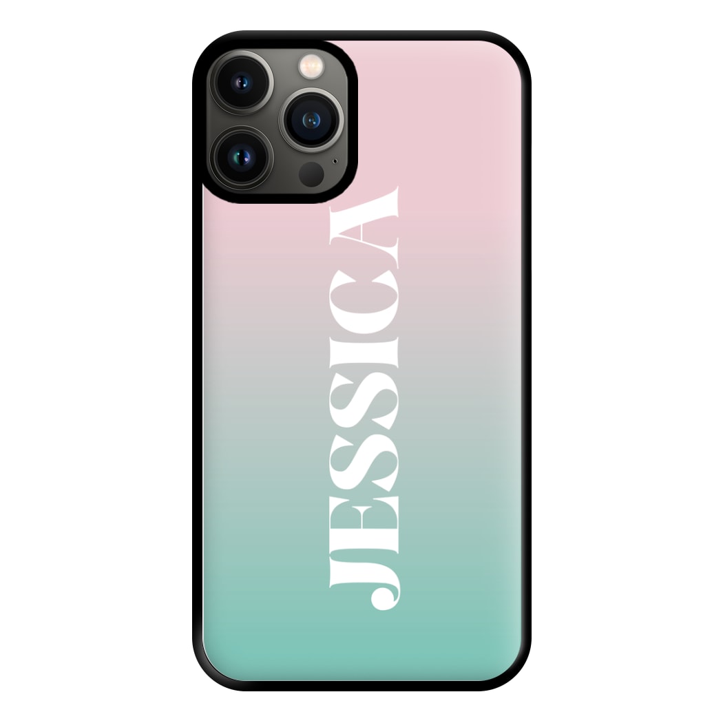 Gradient Personalised Name iPhone 13 Pro Case
