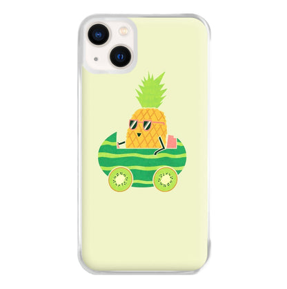 Summer Drive Pineapple Phone Case