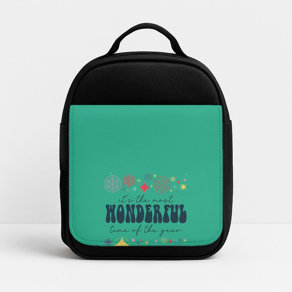 The Most Wonderful Time Of The Year Geometric Lunchbox