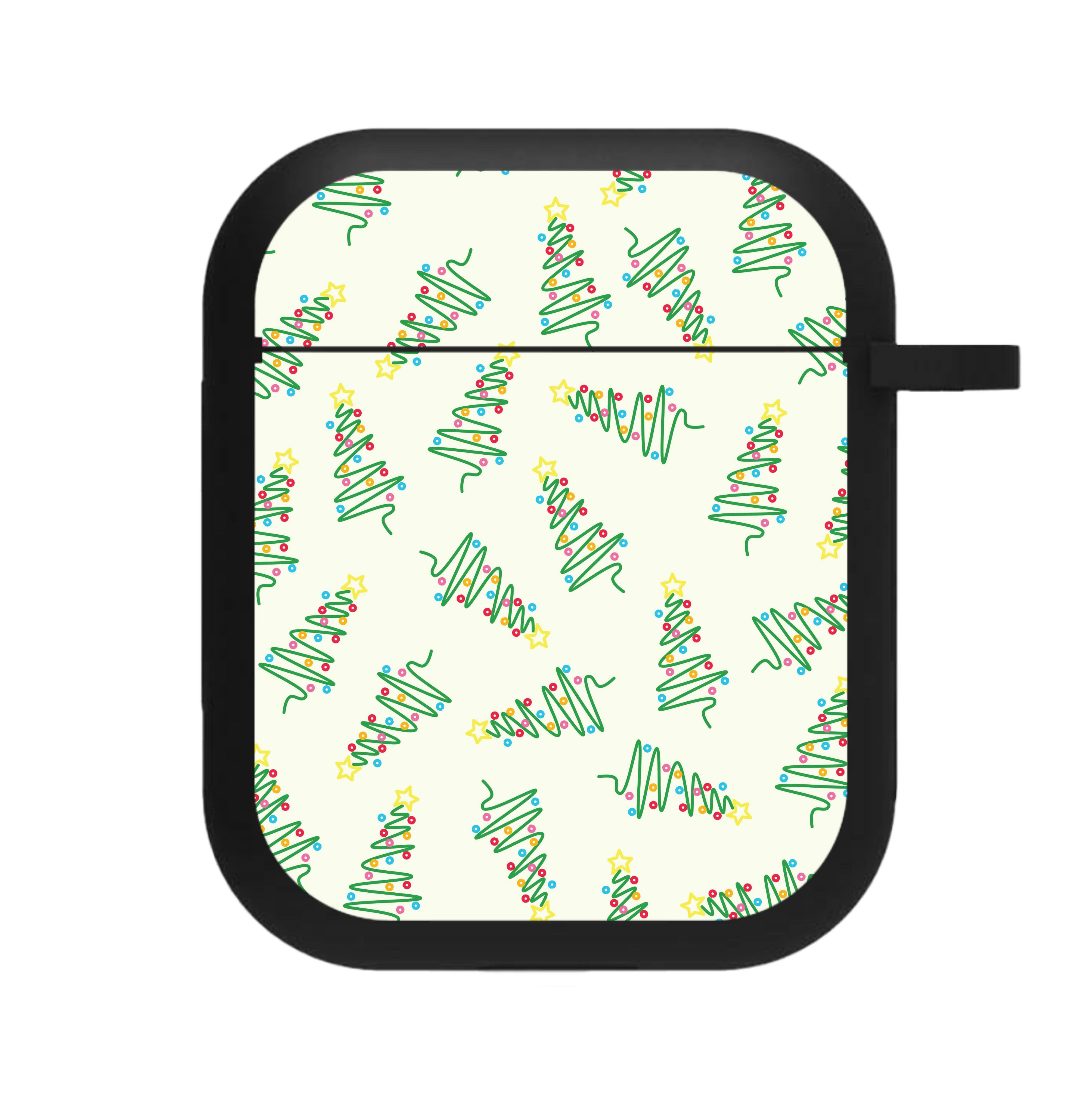 Wiry Tree Pattern AirPods Case