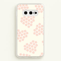 Flower Hearts Pattern Galaxy S10e Case