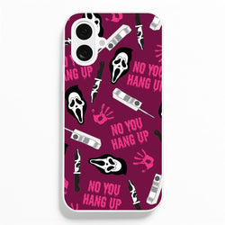 Scary Movie Props Patterm iPhone 16 Plus Case