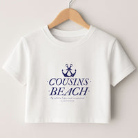 Stripes Cousin Beach Crop top