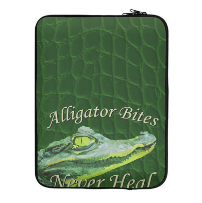 Alligator Bites Never Heal Laptop Sleeve