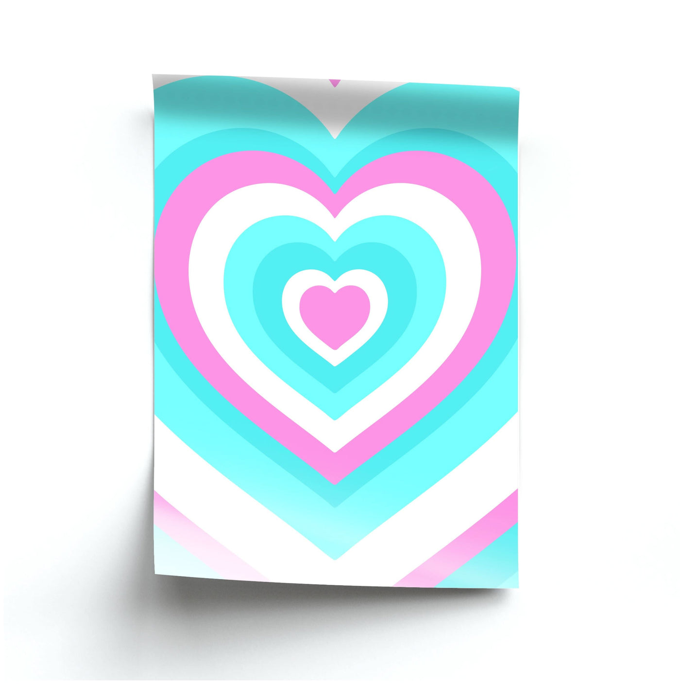 Trans Pride Heart Poster