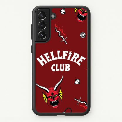 Hellfire Club Icons Collage Red Galaxy S22 Case