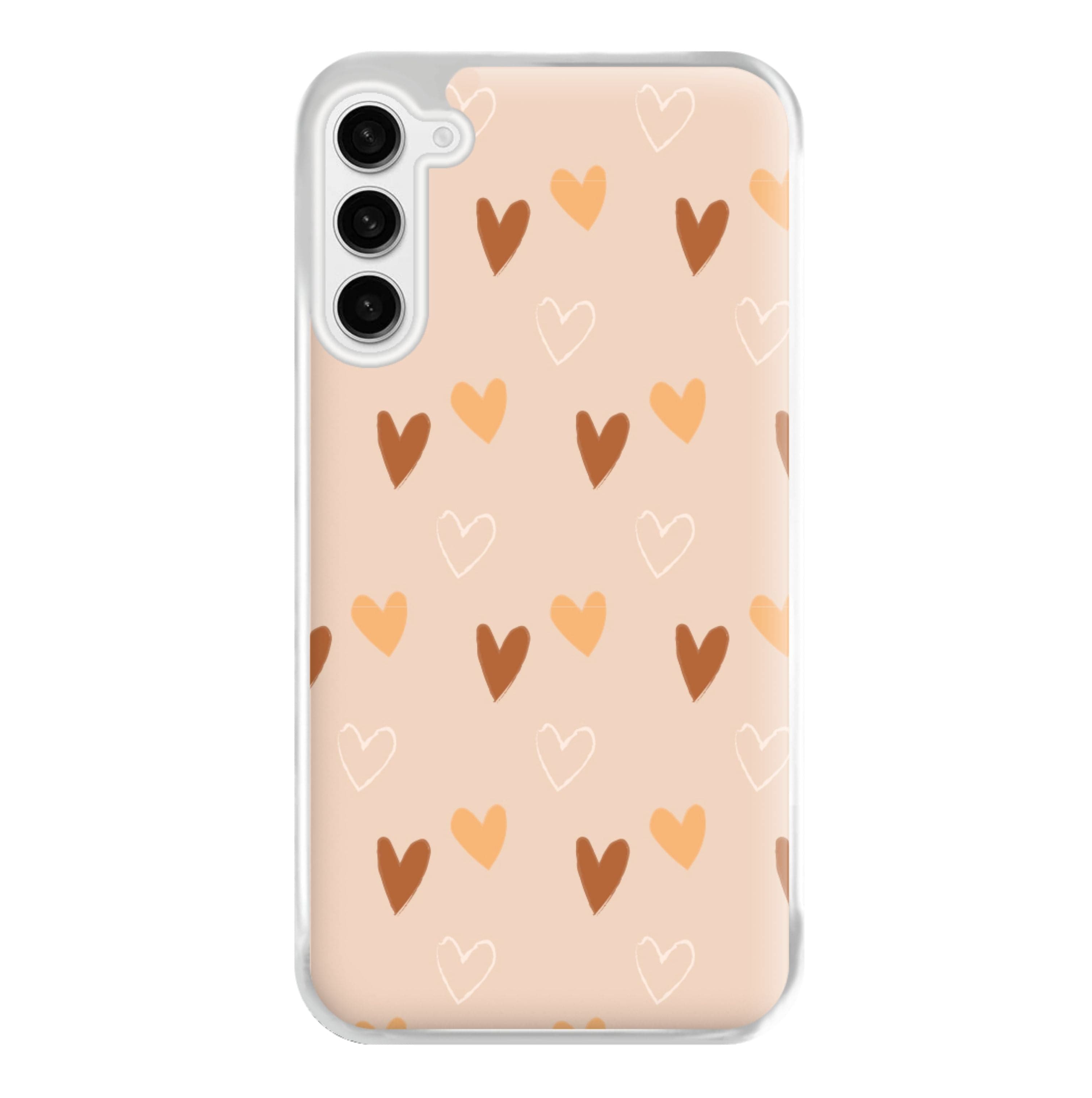 Cute Love Heart Pattern Phone Case