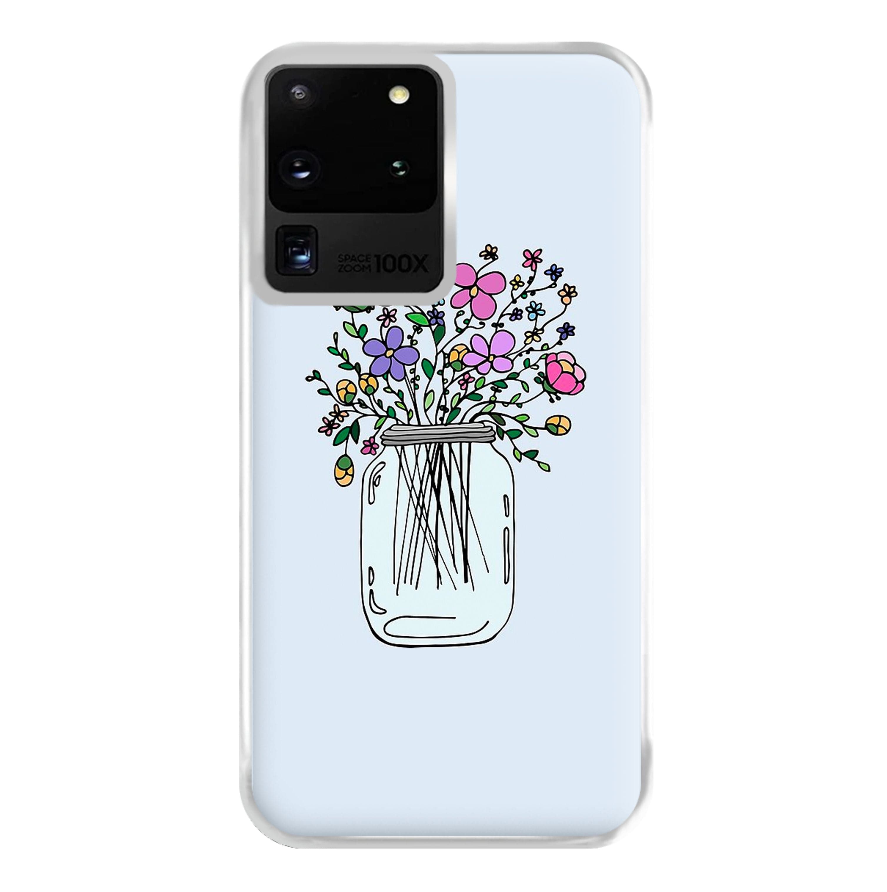 Cartoon Flower Jar Phone Case