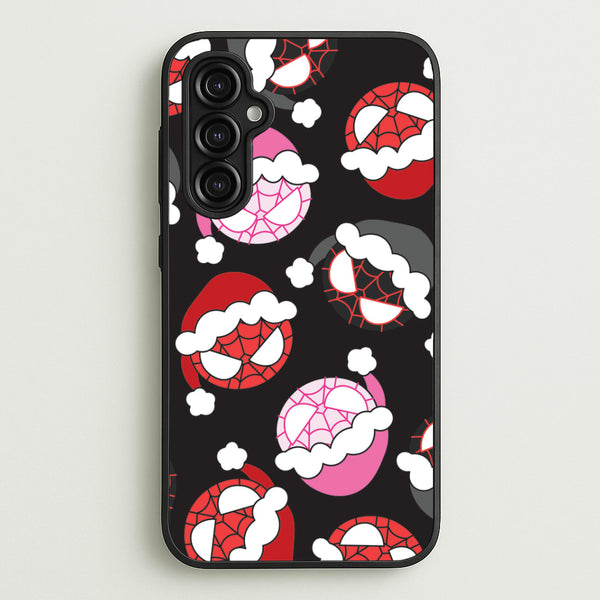 Spider Heroes Christmas Pattern Galaxy A14 Case