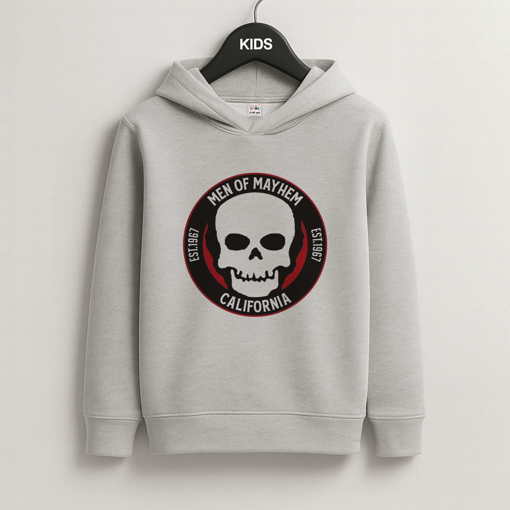 SOA Badge Grey Kids Hoodie