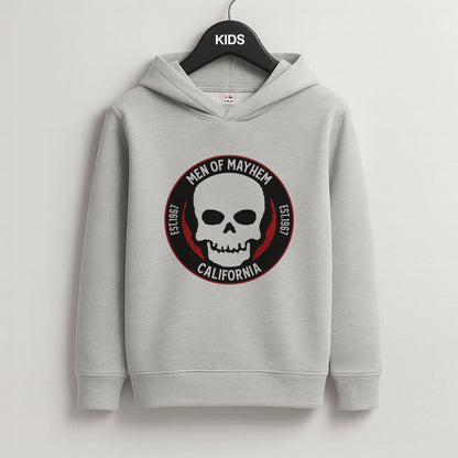 SOA Badge Grey Kids Hoodie