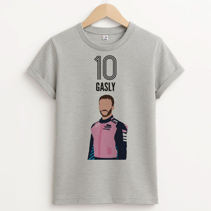 Gasly 2026 Unisex Grey T-Shirt