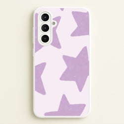 Lilac Stars Galaxy A16 Case