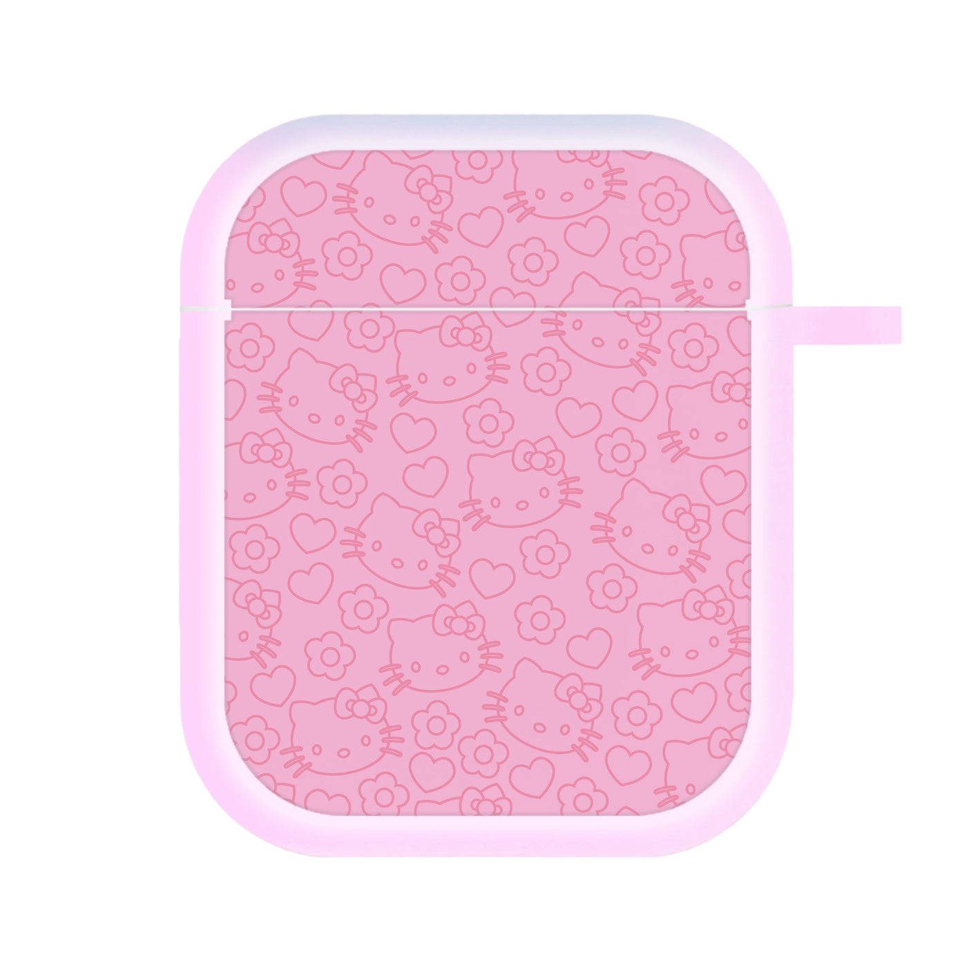 Pink And Red Pattern - Hello Kitty AirPods Case