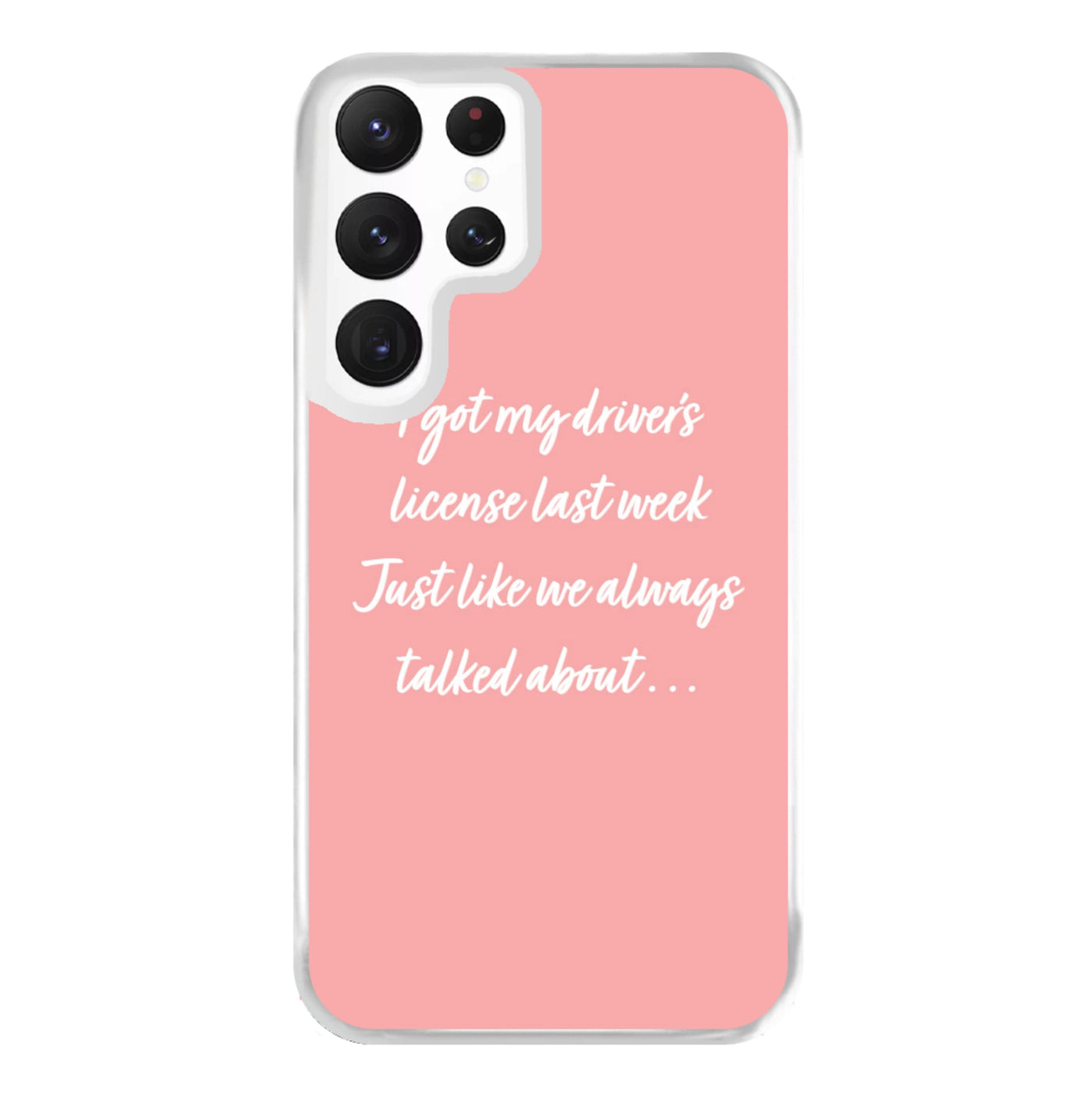 Drivers License Lyrics - Olivia TikTok Phone Case