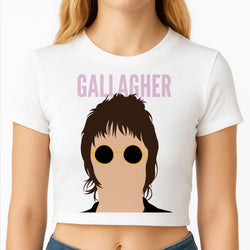Rock Band Member Purple Crop Top