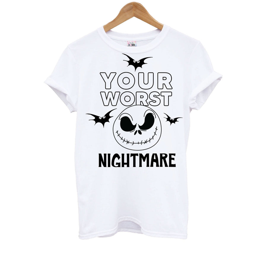 Your Worst Nightmare Purple Kids T-Shirt