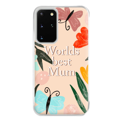 Worlds Best Mum - Floral Mother's Day Phone Case