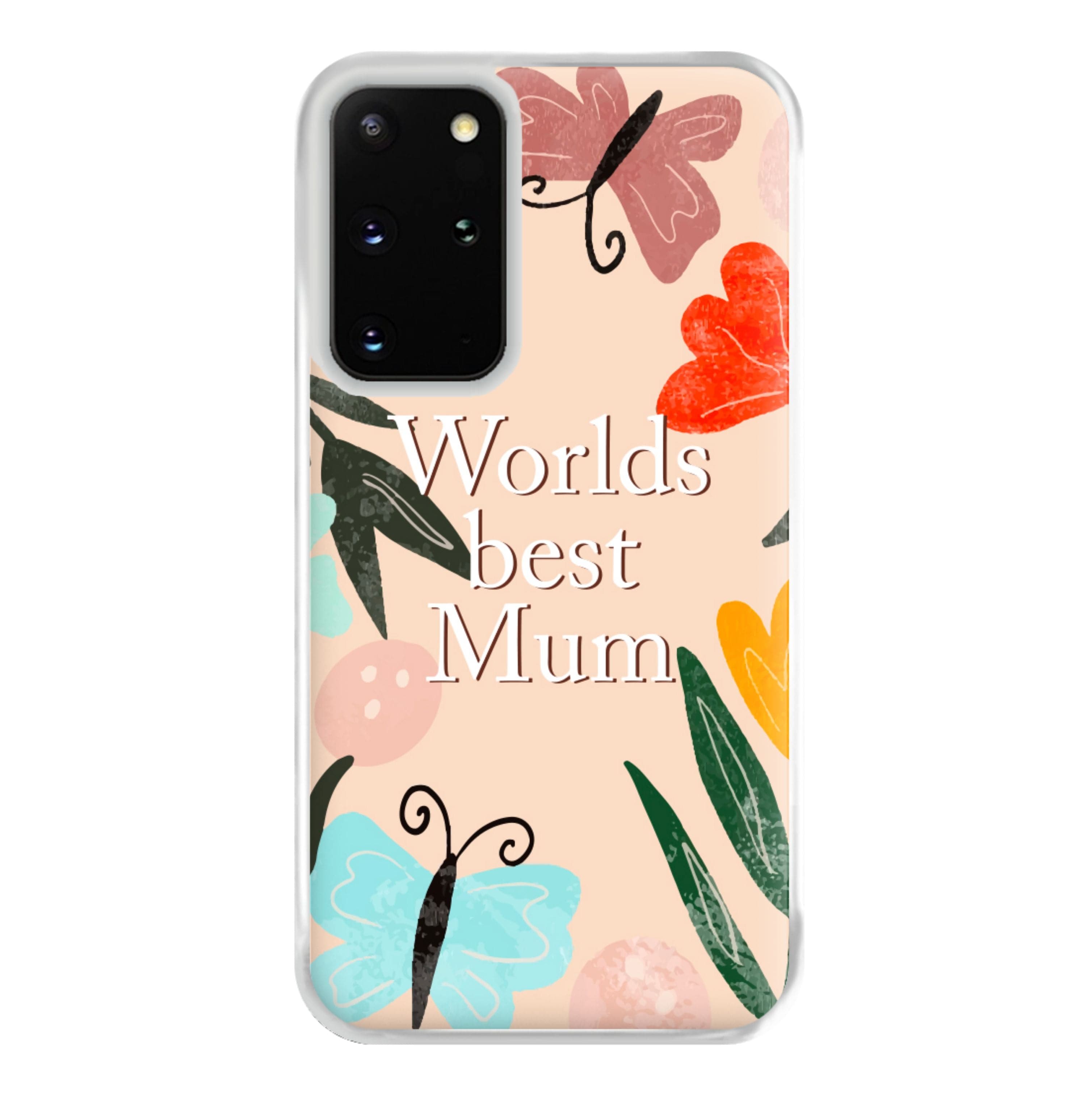 Worlds Best Mum - Floral Mother's Day Phone Case