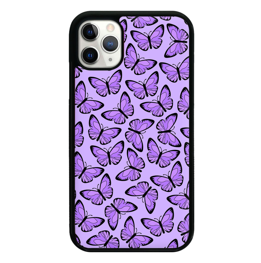 Purple Butterfly - Butterfly Patterns Phone Case