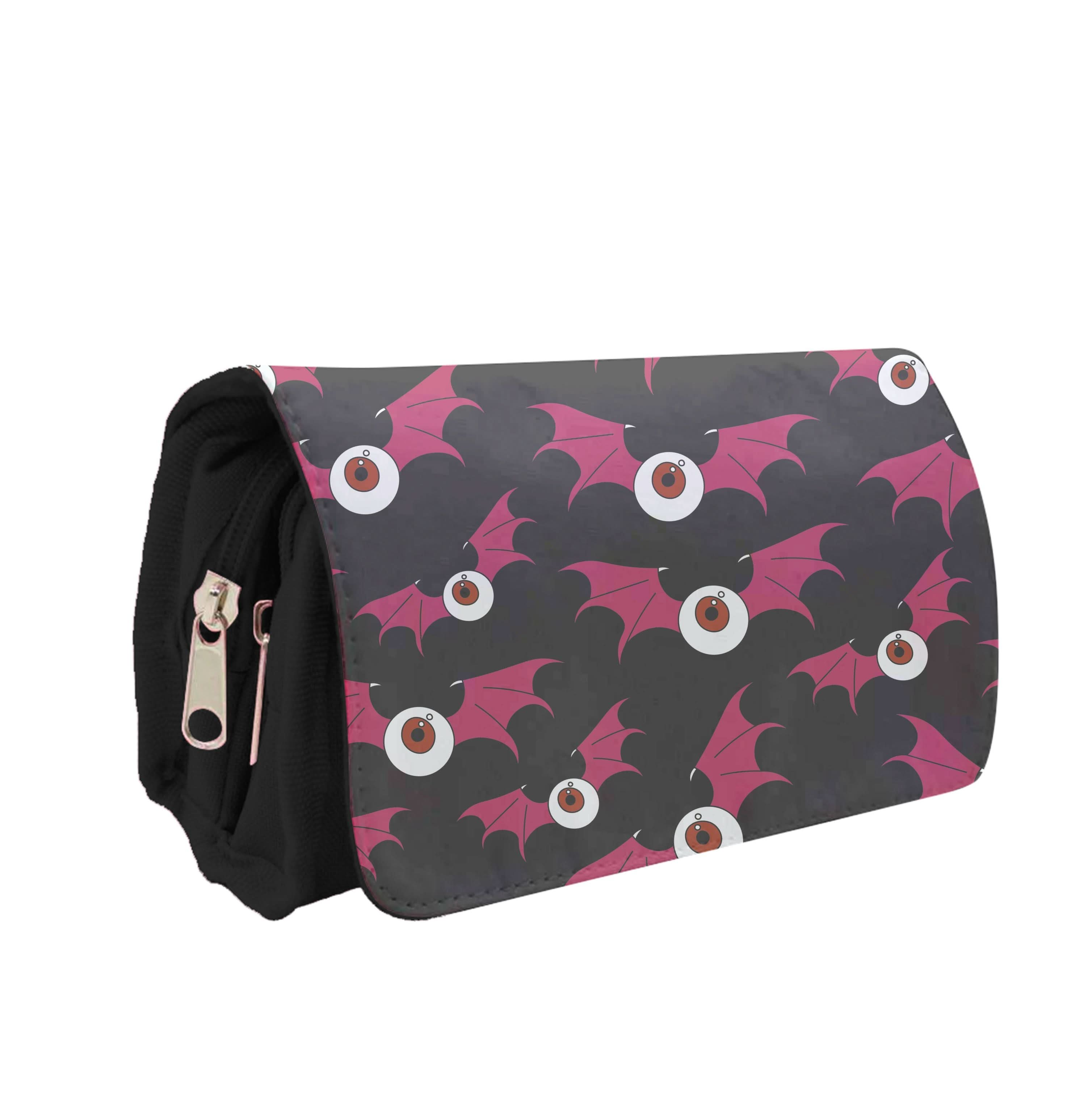 Red Bat Pattern Pencil Case