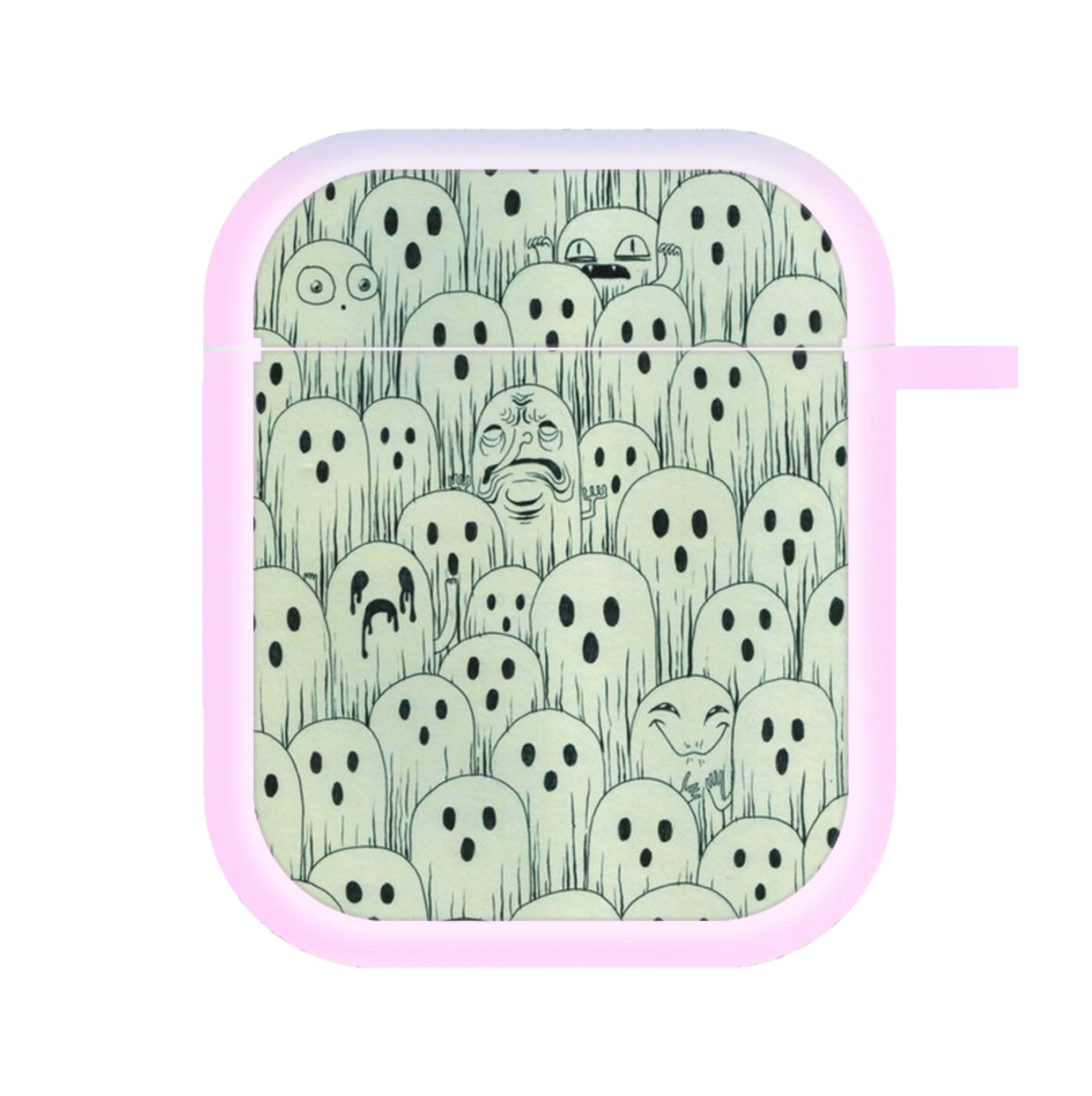 Droopy Ghost Pattern AirPods Case