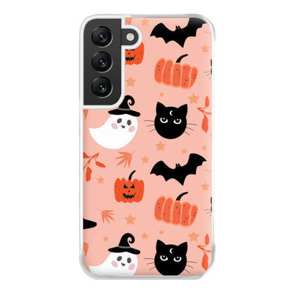 Pretty Pink Halloween Pattern Phone Case