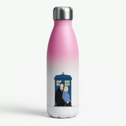 Rose And The Doc Pink Water Bottle